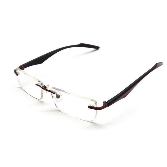 Black Rimless Blue Light Blocker Computer Glasses 29045BKRD