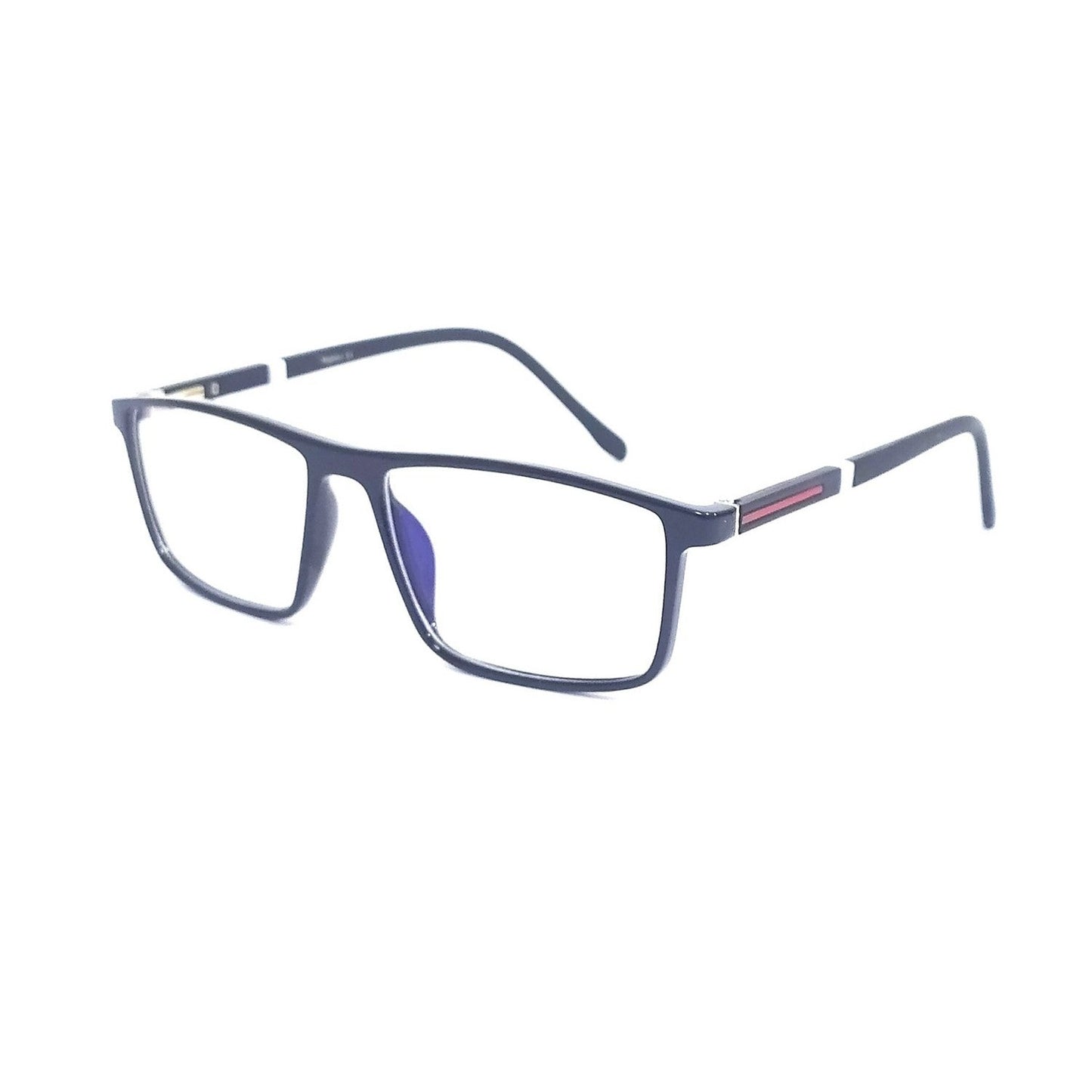 Large Rectangle Computer Glasses Blue Light Glasses 66004 C1