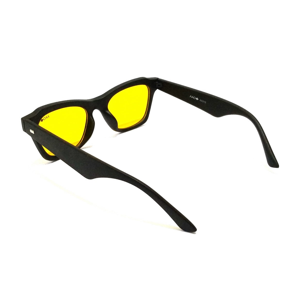 Oval Yellow Non Polarized Clip-on Sunglasses - Sunglass Rage