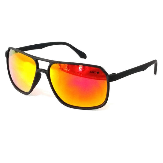 Orange Mirror Rectangle Sunglasses for Men Women 545