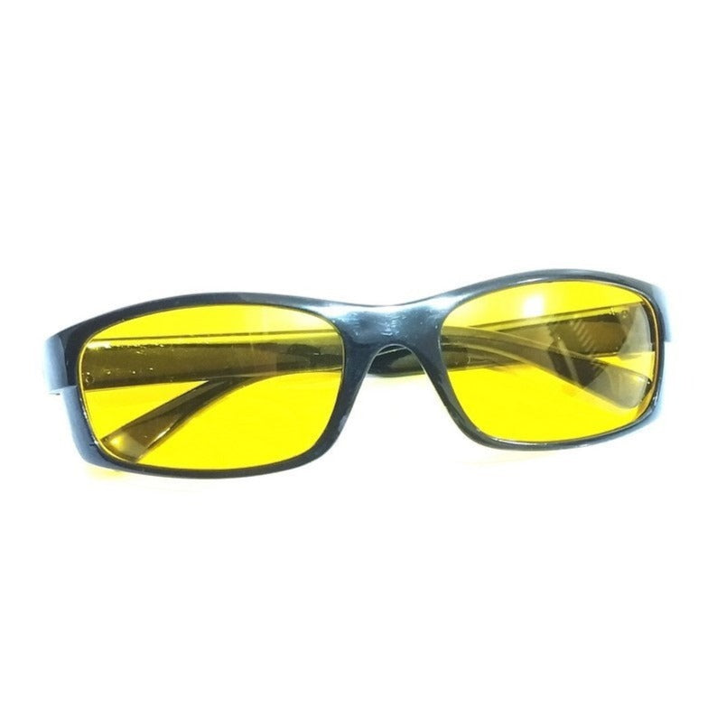 Gucci Eyewear black acetate yellow lens sunglasses | Browns