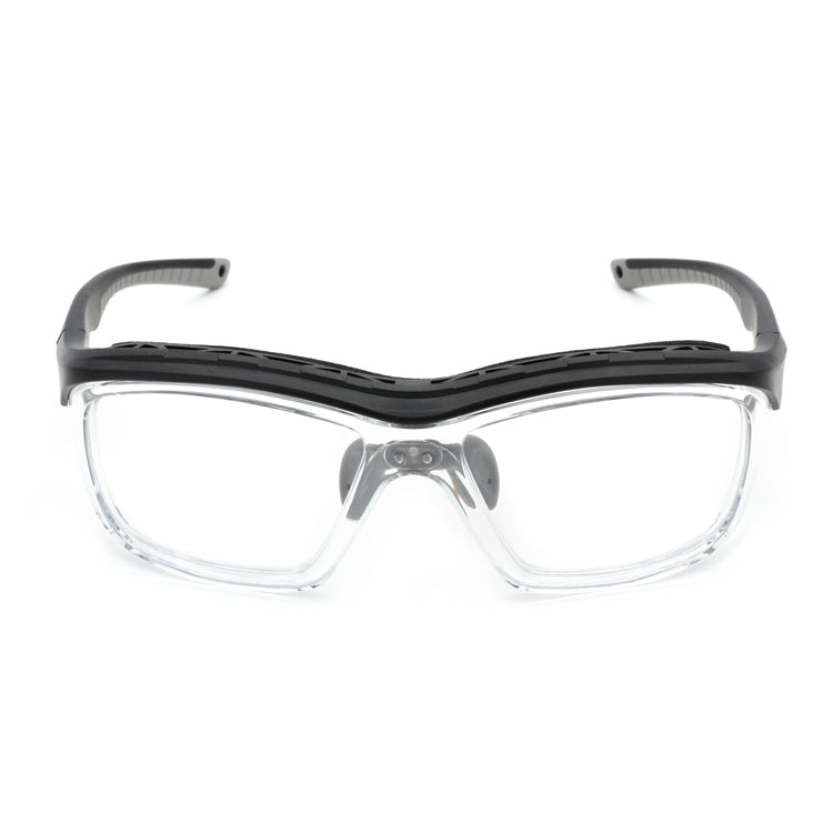 EYESafety Prescription Safety Glasses Black Grey Clear Eyewear