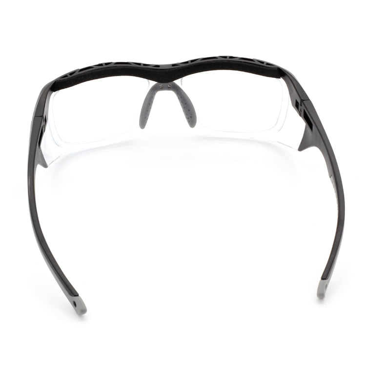 EYESafety Prescription Safety Glasses Black Grey Clear Eyewear