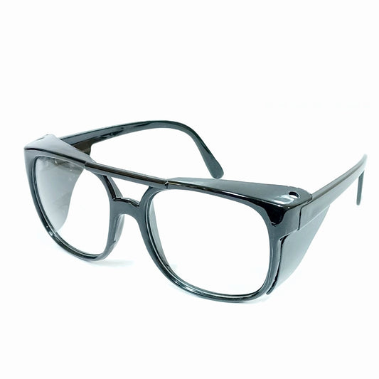 Prescription Dust Protection Glasses Frame with Side Shield D112CLR