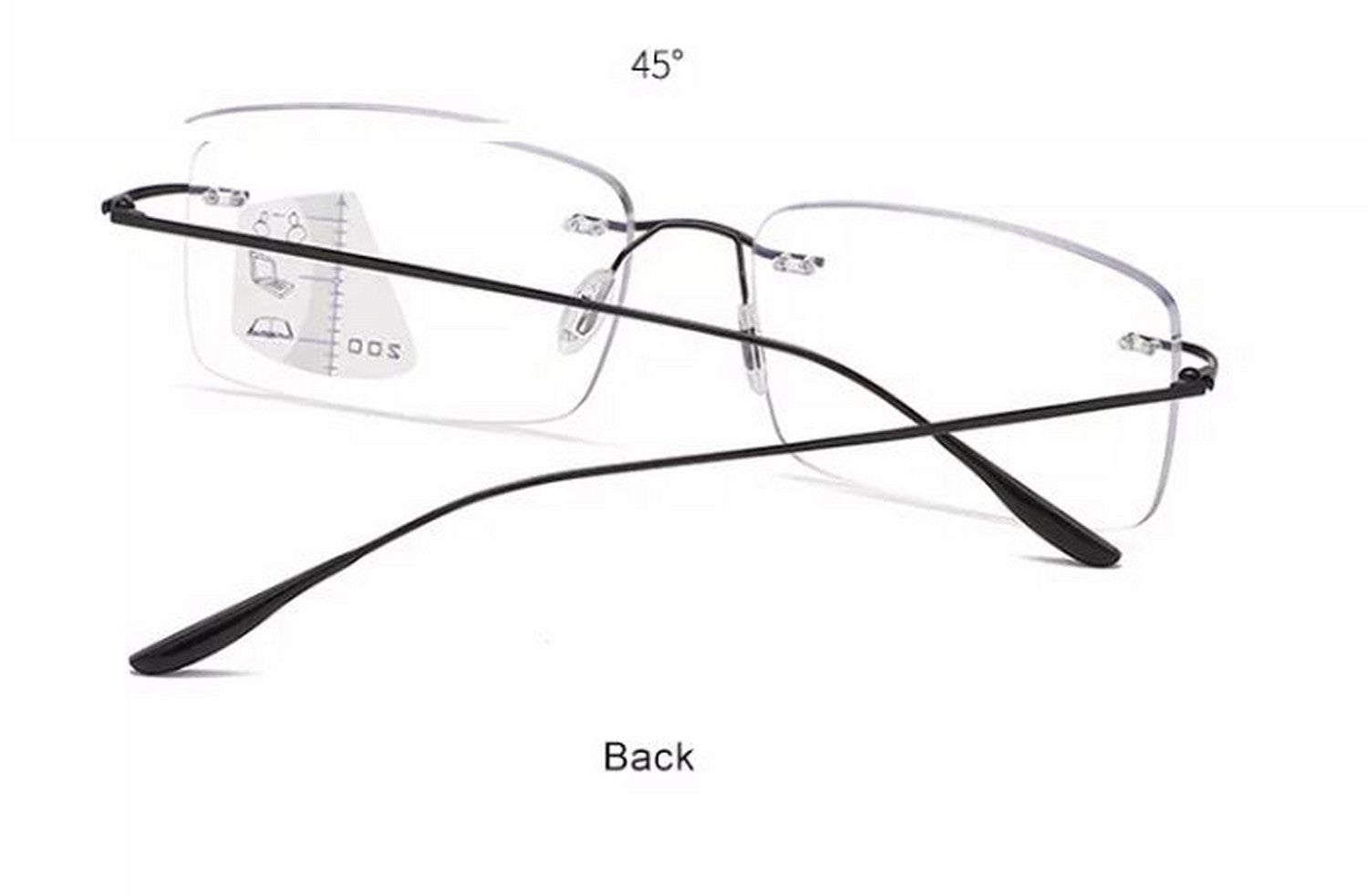 Rimless progressive reading glasses online