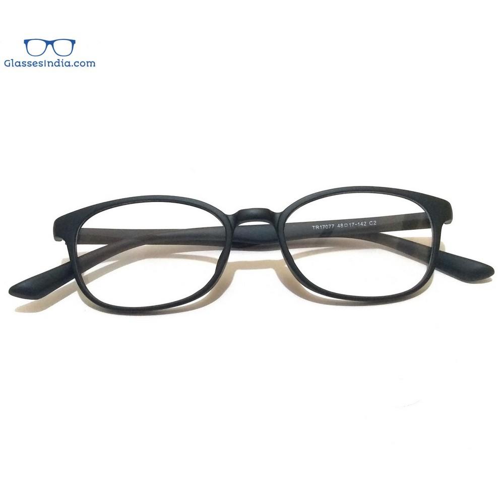 Blue Light Blocker Computer Glasses Anti Blue Ray Eyeglasses T17077BK - GlassesIndia