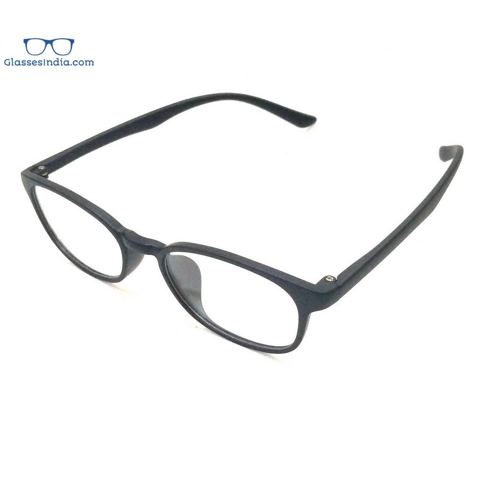 Blue Light Blocker Computer Glasses Anti Blue Ray Eyeglasses T17077BK - GlassesIndia