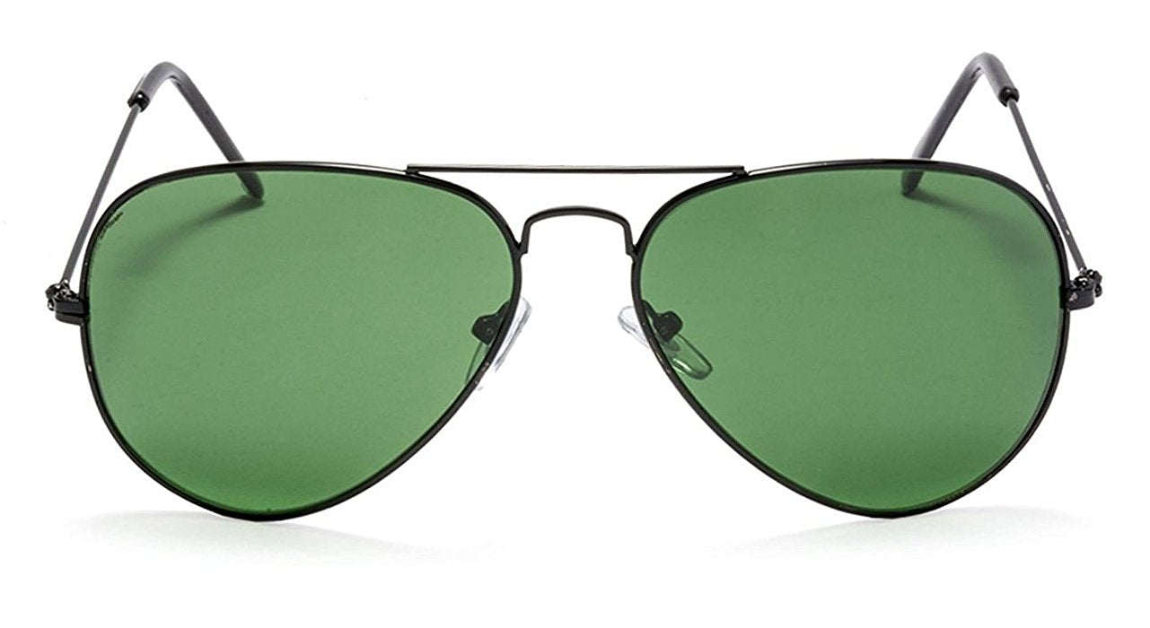Buy Silver Kartz Unisex Aviator Sunglasses Green Frame Green Lens ( Free  Size )-Pack of 1 at Amazon.in