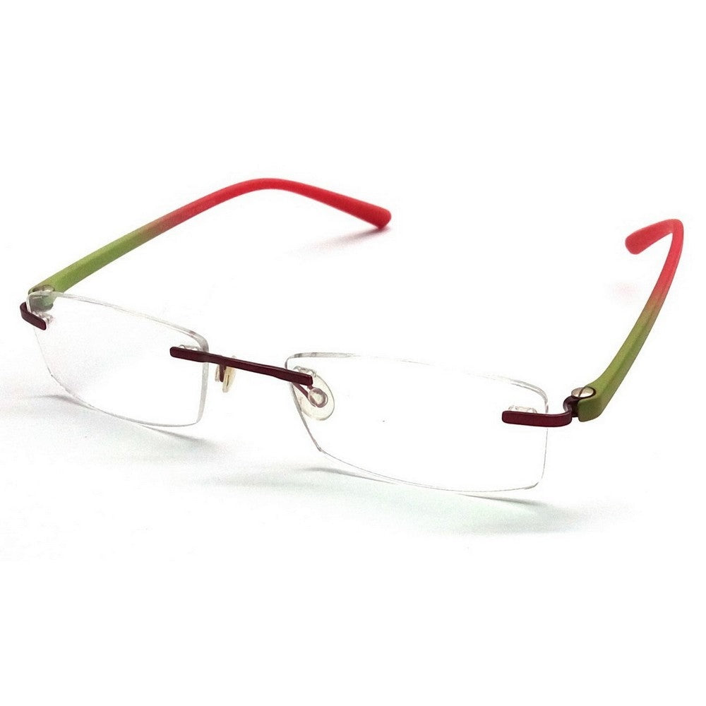 Green Rimless Blue Light Blocker Computer Glasses F001Gr