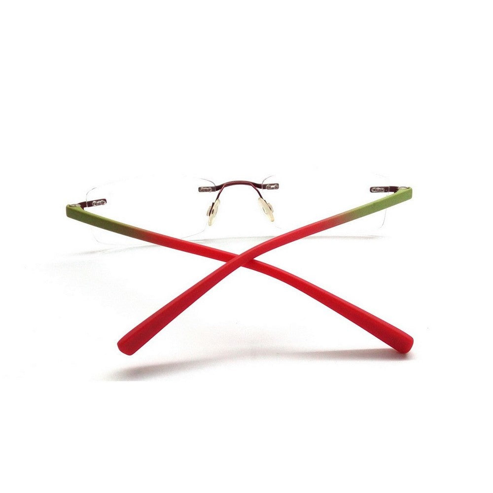 Green Rimless Blue Light Blocker Computer Glasses F001Gr - Glasses India Online