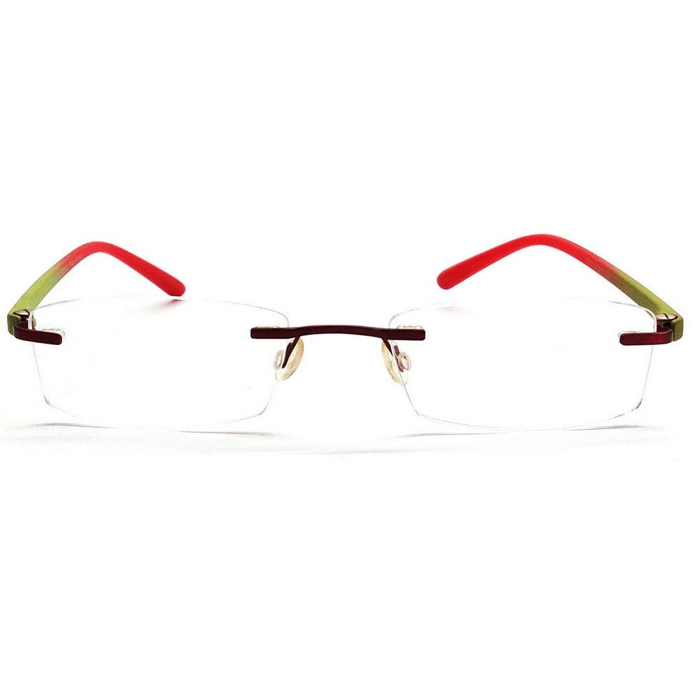 Green Rimless Blue Light Blocker Computer Glasses F001Gr - Glasses India Online