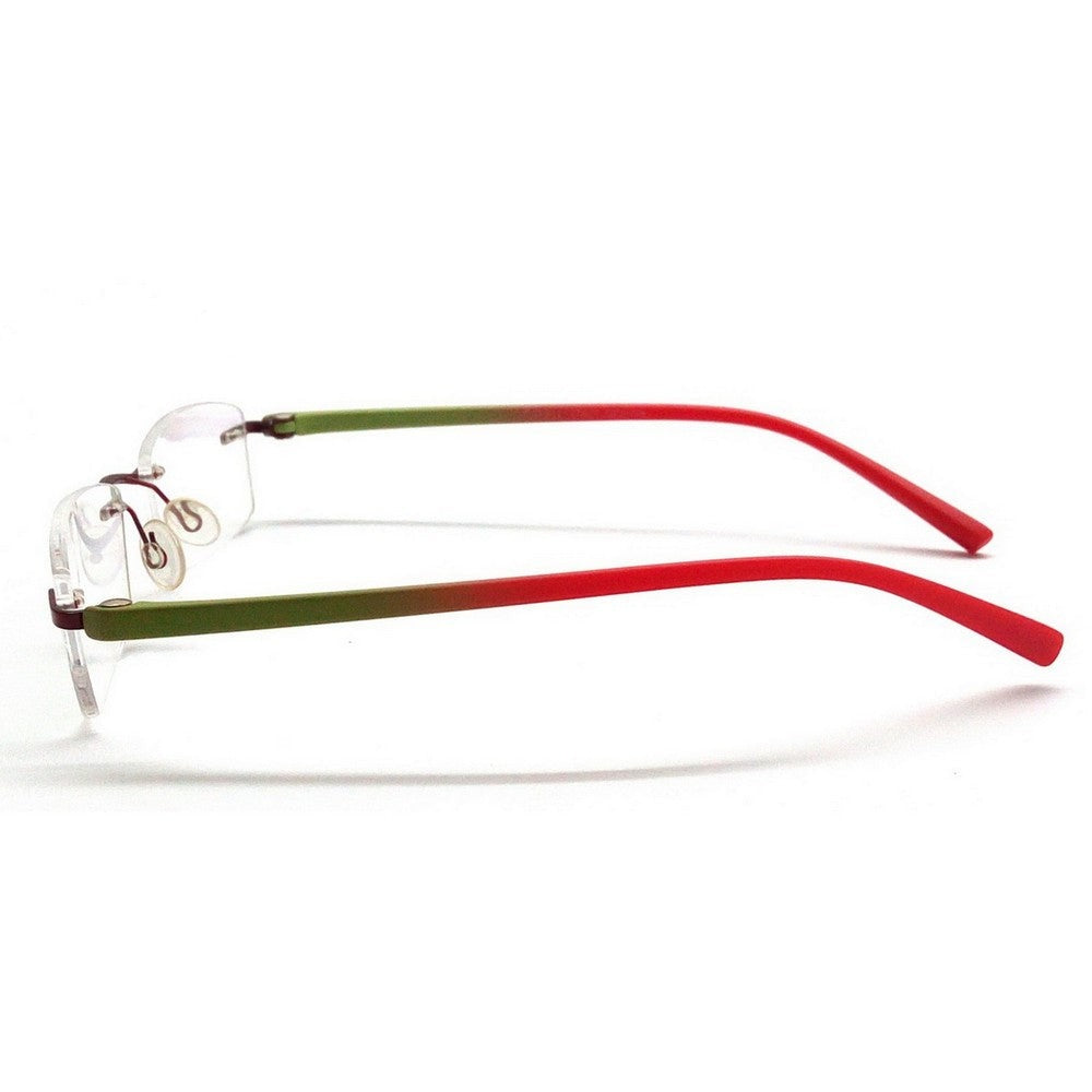 Green Rimless Blue Light Blocker Computer Glasses F001Gr - Glasses India Online