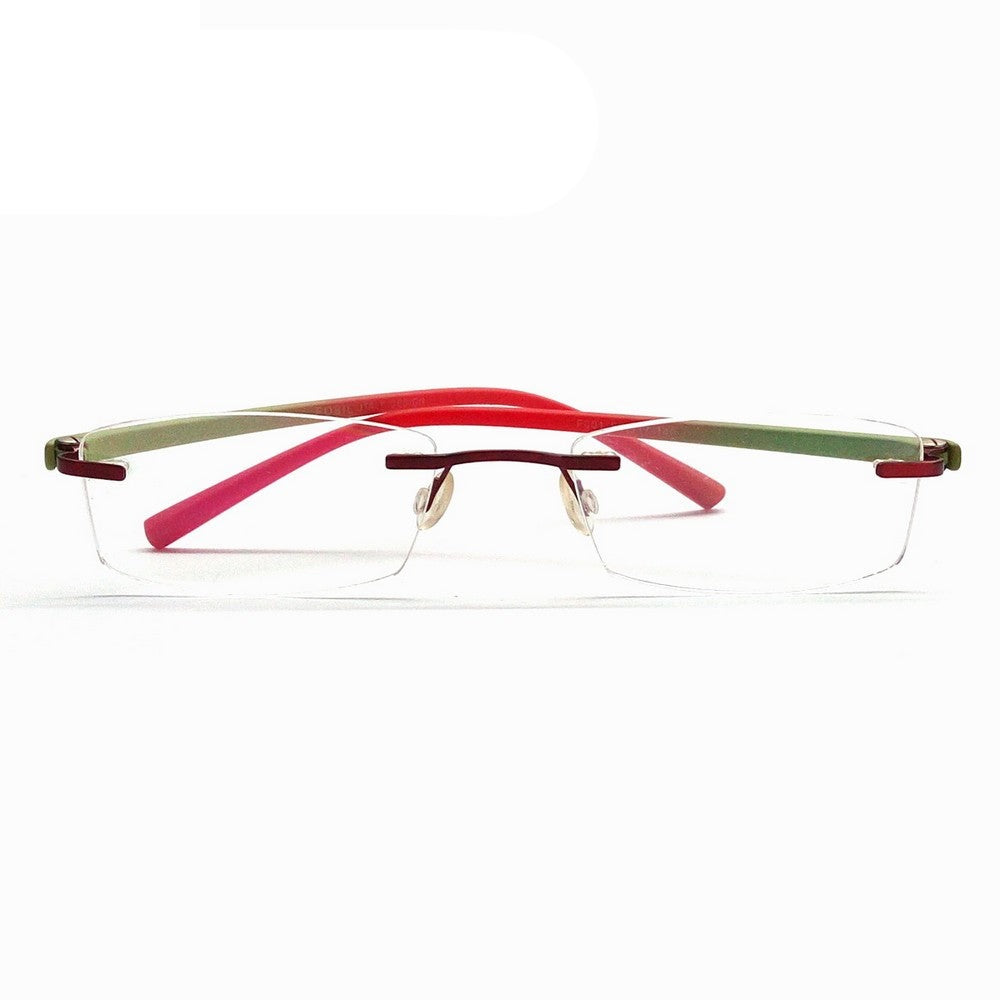 Green Rimless Blue Light Blocker Computer Glasses F001Gr - Glasses India Online