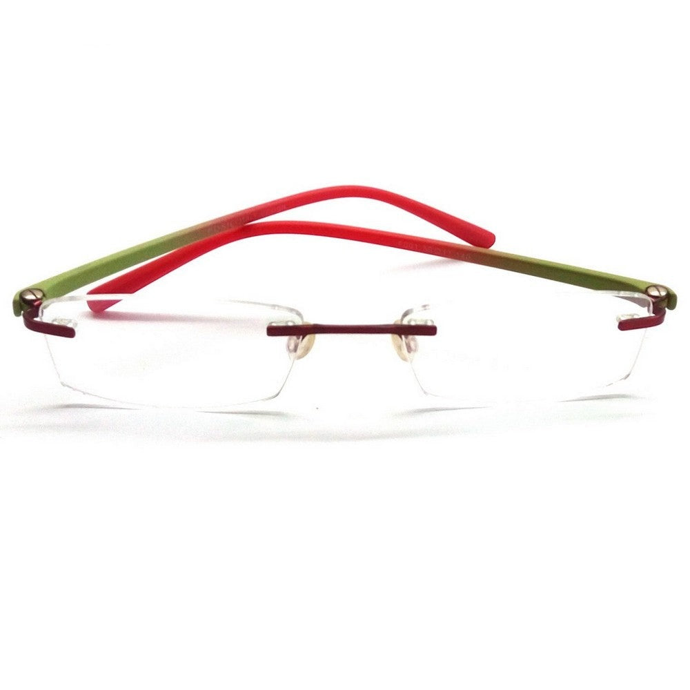 Green Rimless Blue Light Blocker Computer Glasses F001Gr - Glasses India Online