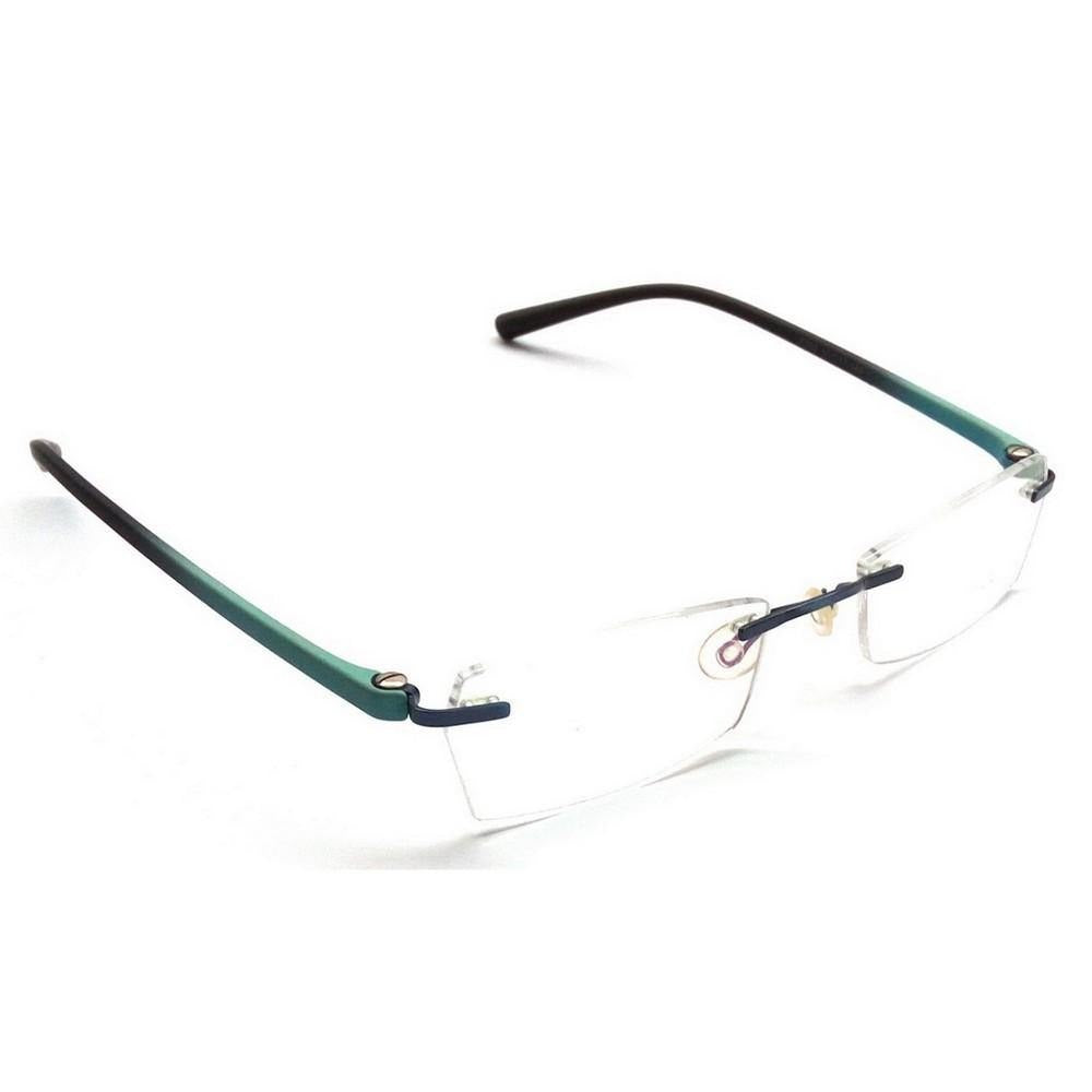 Rimless blue best sale light blocking glasses