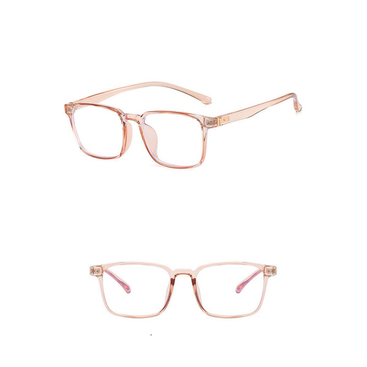 Ultralight Anti Blue Light Myopia Transparent Glasses For Women For Women,  Men, And Unisex Transparent Round Eyewear For Computer Use From Henrye,  $9.68 | DHgate.Com