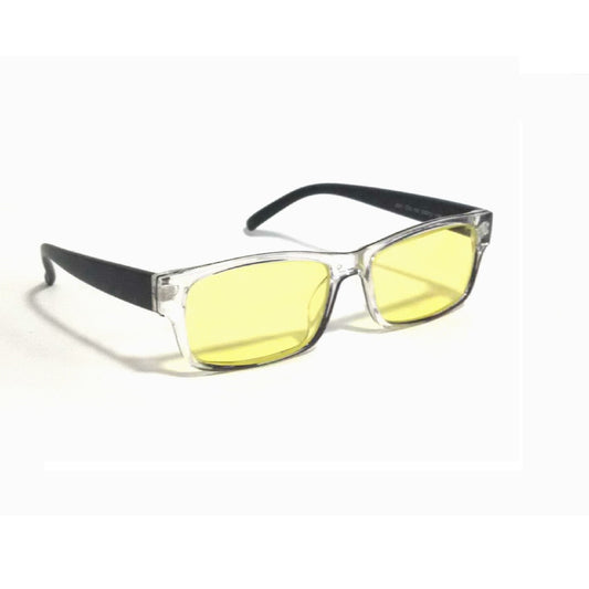 Latest Fashion Rectangle Night Driving Glasses for Men and Women with Anti Glare Coating