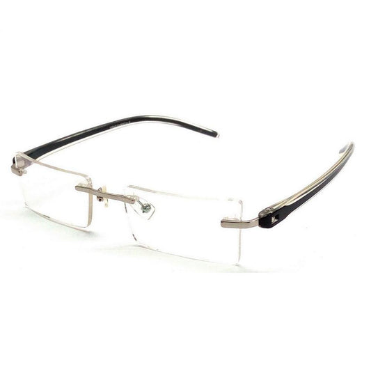 Black Rimless Blue Light Blocker Computer Glasses V9023Bk